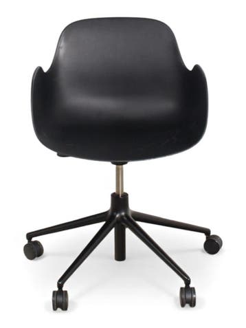 Normann Copenhagen Form Armchair Swivel 5W, zwart, Huis en Inrichting, Stoelen, Ophalen of Verzenden, Gebruikt, Zwart