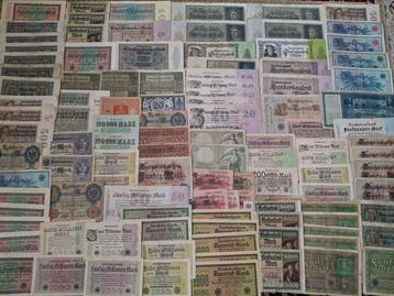 Duitsland. - 110 banknotes - with duplicates - various dates, Postzegels en Munten, Bankbiljetten | Europa | Niet-Eurobiljetten