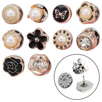 Fako Bijoux - Pin Broche Mini - Steek Pin Knopen Set - 10, Verzenden, Nieuw