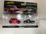 Hot Wheels 1:64 - Modelauto (2) - Morris Mini - Austin Mini, Nieuw