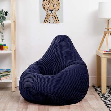 Chillz Kinder Zitzak Corduroy - Marineblauw, Verzenden, Nieuw