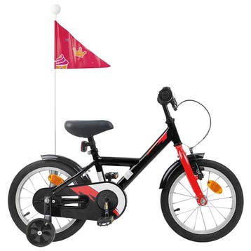 vidaXL Kinderfiets 16 Inch voor 4-6 jaar oud Zwart, Verzenden, Nieuw