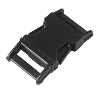 Paracord metalen buckle / sluiting - Zwart - 25 x 45mm, Ophalen of Verzenden, Nieuw, Overige typen