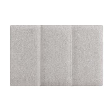 Gestoffeerde wandpanelen Carpino set van 3 stof 60x30 cm gri, Verzenden, Nieuw