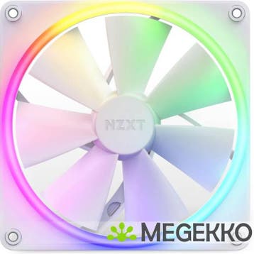 NZXT F140RGB - 140mm RGB Fans - Single - White, Computers en Software, Computerkoelers, Verzenden, Nieuw