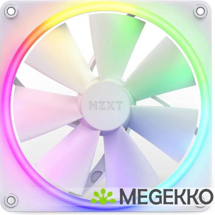 NZXT F140RGB - 140mm RGB Fans - Single - White, Computers en Software, Computerkoelers, Nieuw, Verzenden