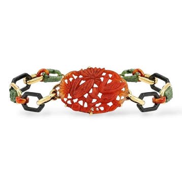 Armband - 14 karaat Geel goud, Vintage 14K geelgoud armband, Nieuw