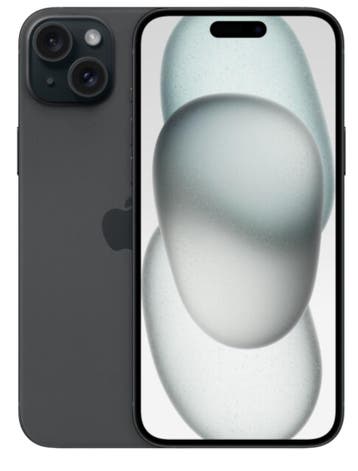 Refurbished iPhone 15 128GB Zwart, Verzenden, Nieuw