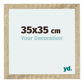 Fotolijst 35x35 cm - Sonoma Eiken - MDF - Mura, Verzenden, Nieuw