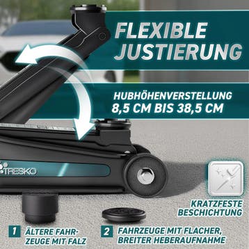 Autokrik - Garagekrik - Hydraulische krik - 2,5 Ton - Zwart, Verzenden, Zo goed als nieuw