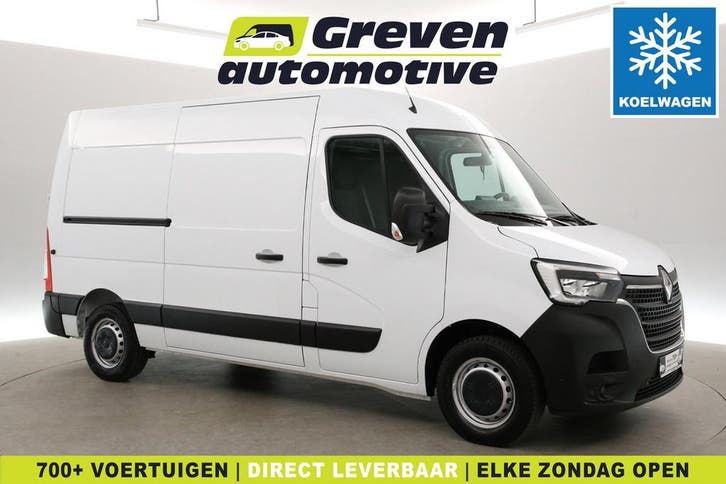 Renault Master 2.3 dCi L2H2  Koelwagen 0°  Airco  Camera, Auto's, Renault, Te koop, Handgeschakeld, Diesel, Wit, Verzenden