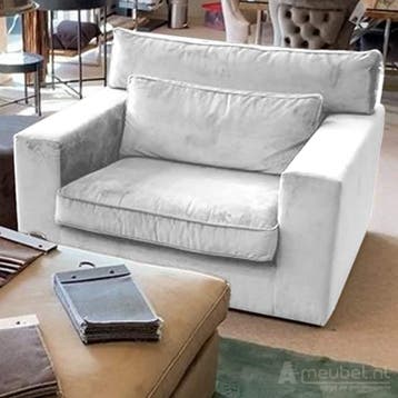 Oudenbosch Loveseat - loveseats - Wit, Nieuw, Wit, Stof