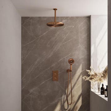 Brauer Copper Edition Thermostatische Regendoucheset Inbouw, Ophalen of Verzenden, Nieuw