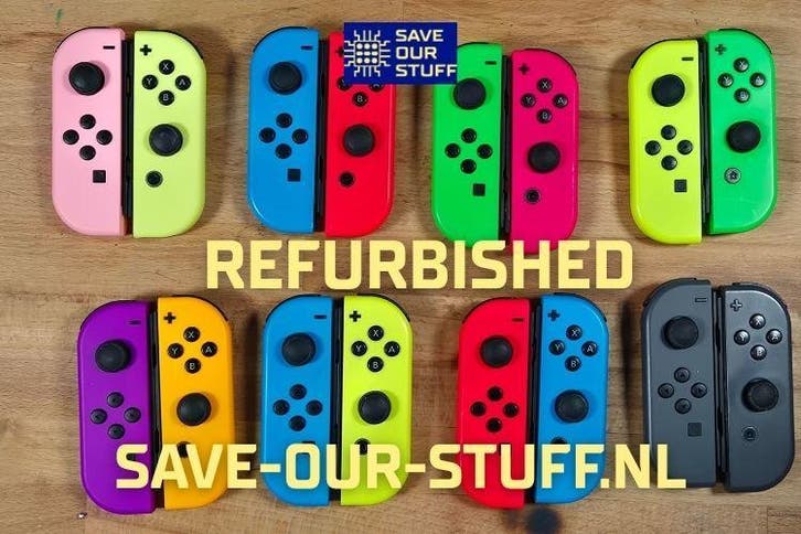 ORIGINELE Refurbished Switch Joy-Cons, Spelcomputers en Games, Spelcomputers | Nintendo Switch, Met 1 controller, Nieuw, Switch Original