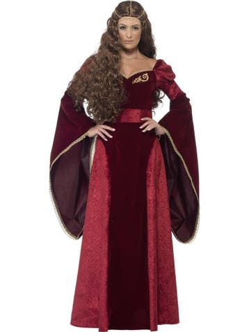 Middeleeuwse Koningin kostuum deluxe, Kleding | Dames, Carnavalskleding en Feestkleding, Ophalen of Verzenden, Nieuw