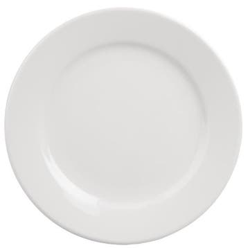 Borden | ATHENA | Porselein | Wit | 6 Stuks | Ø280x31(h)mm, Verzenden, Nieuw in verpakking