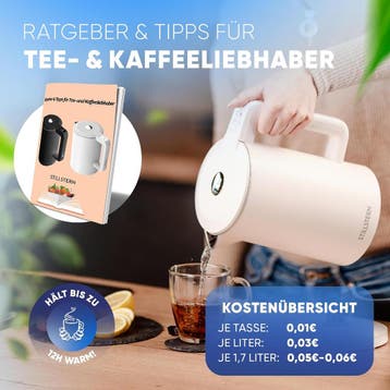 Waterkoker met temperatuurregeling - Warmhoudfunctie - RVS -, Verzenden, Zo goed als nieuw