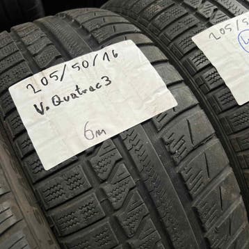2 x Vredestein Quatrac 3 205-50-16 4 Seizoenbanden 6mm, Auto-onderdelen, Banden en Velgen, Gebruikt, 16 inch, All Season, Band(en)