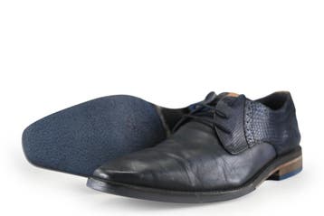 Floris van Bommel Veterschoenen in maat 47 Zwart, Verzenden, Zwart, Floris van Bommel, Zo goed als nieuw