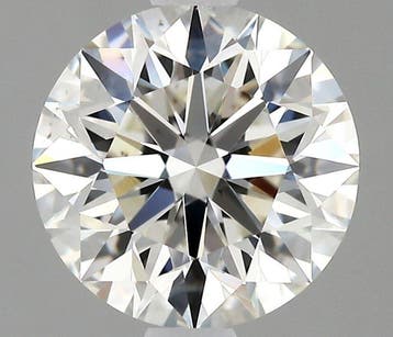 1 pcs Diamant (Natuurlijk) - 1.63 ct - Rond - G - VS2 -, Nieuw