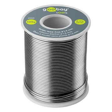 Soldeertin | Goobay (Ø 1.5 mm, 500 gram), Verzenden, Nieuw