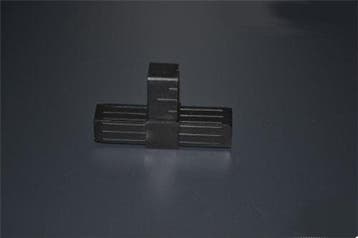 Hoekstuk t-splitsing 20mm zwart, Ophalen of Verzenden, Nieuw