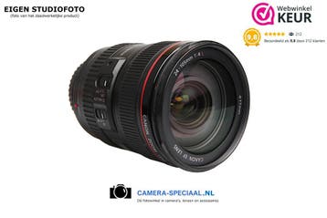 Canon EF 24-105mm F4 L IS USM lens met 12 maanden garantie, Ophalen of Verzenden, Zo goed als nieuw, Standaardlens, Zoom
