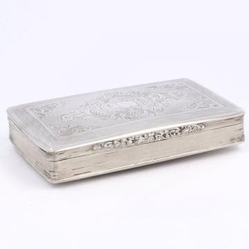 A.G. Kooiman & K.L. Mopman (1850) - Tabaksdoos - .833 zilver