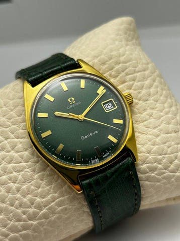 Omega - Geneve Green Dial - Zonder minimumprijs - Heren -, Nieuw