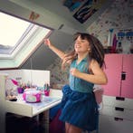 Lenco SCD-650PK - Draagbare radio CD speler met karaokemicro, Verzenden, Zo goed als nieuw