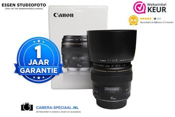 Canon EF 85mm F1.8 USM prime lens met 12 maanden garantie, Canon, Ophalen of Verzenden, Zo goed als nieuw, Standaardlens