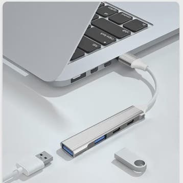 4-Poorts USB 3.0 Hub met Type-C Connector - Uitbreidingsadap, Verzenden, Nieuw