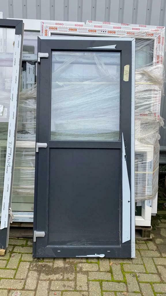 Deuren buitendeuren schuurdeur buitendeur gebruikt deur, Doe-het-zelf en Verbouw, Deuren en Horren, Buitendeur, Nieuw, Glas, Hout