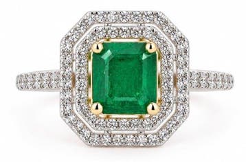 Zonder minimumprijs - Ring - 14 karaat Geel goud - 1.47ct., Nieuw