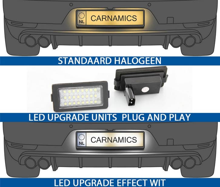 LED Kentekenverlichting | BMW E38, Auto-onderdelen, Verlichting, Nieuw, BMW, Verzenden