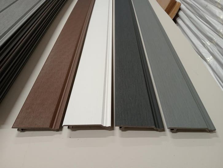 GEVEL BEKLEDING PLANKEN COMPOSIET RABATDELEN CO-EXTRUSIE, Doe-het-zelf en Verbouw, Platen en Panelen, Nieuw, Ophalen of Verzenden