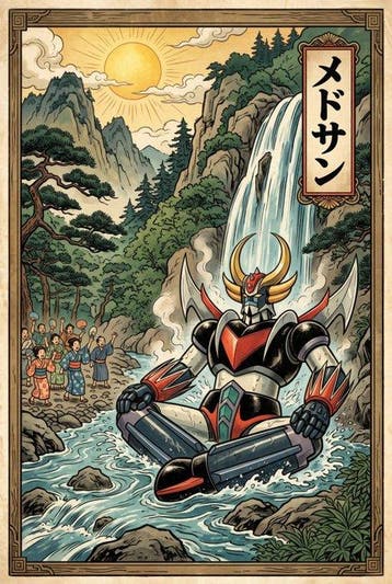 MEDSAN - Grendizer at the Waterfall () - UNIQUE