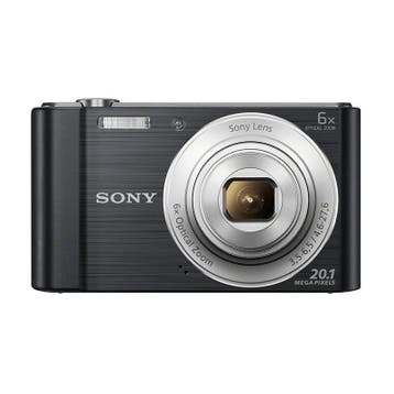 Sony DSC-W810 Digitale Compact Camera - Zwart, Verzenden, Gebruikt
