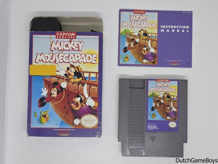Nintendo NES - Mickey Mousecapade - USA - Misprint, Spelcomputers en Games, Games | Nintendo NES, Gebruikt, Verzenden