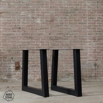 Stalen onderstel tafel - Trapezium Poot 10x10 cm, Verzenden, Nieuw