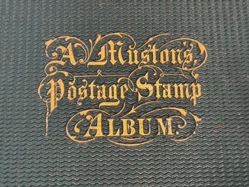 Wereld 1850/1900 - Oud album met oude wereldzegels om te, Gestempeld
