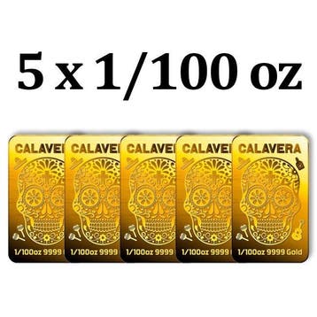 1/100 Troy Ounce - Goud .999 - European Mint, Estonia, 5 x