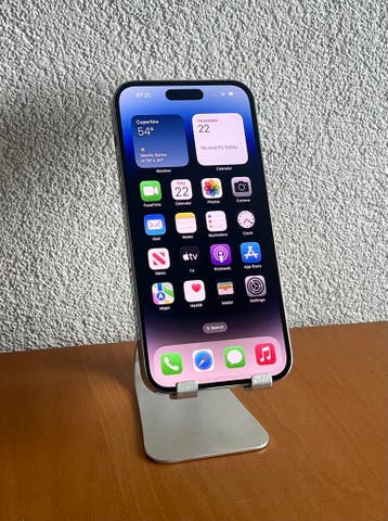 Apple iPhone 14 Pro Max 128GB / Garantie / Zeer nette staat, 128 GB, Wit, Refurbished, Ophalen of Verzenden