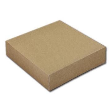 Taartdoos 19x19x5cm. Kraft 3st, Verzenden, Nieuw