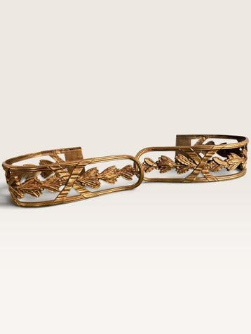 Decoratief ornament (2) - Set van twee Franse Empire /
