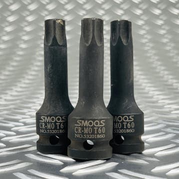 Smoos Losse inwendige T60 torx krachtdop met 1/2 opname - 3, Ophalen of Verzenden, Nieuw