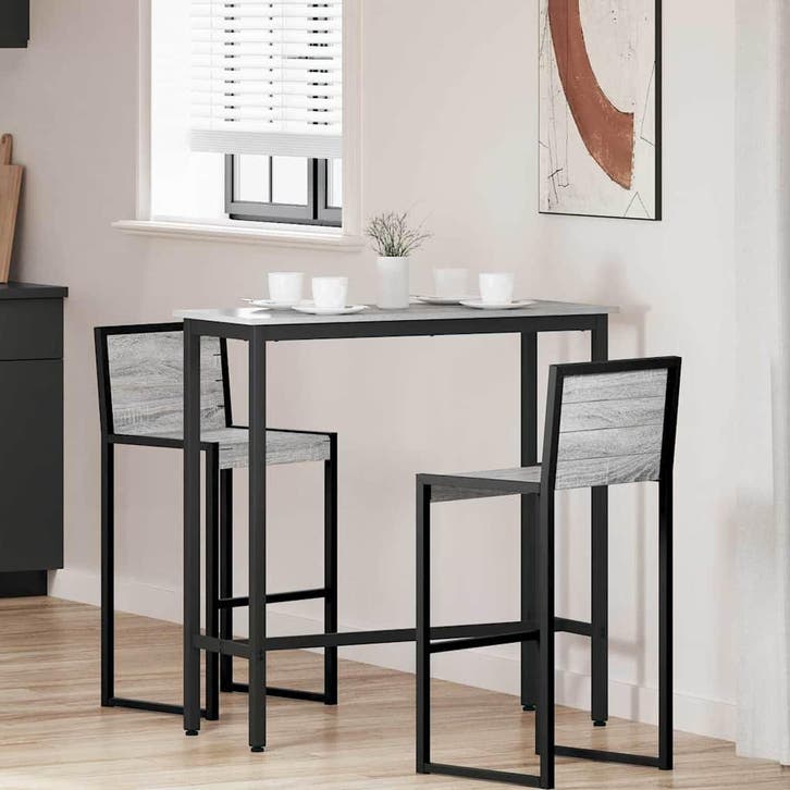 vidaXL Tafel Grijs Sonoma 100 x 40 x 100,5 cm Engineered, Huis en Inrichting, Tafels | Salontafels, Nieuw, Minder dan 50 cm, Overige houtsoorten