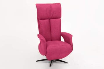 Relaxfauteuil Uitgeest - relaxfauteuils - Roze, Nieuw, Stof