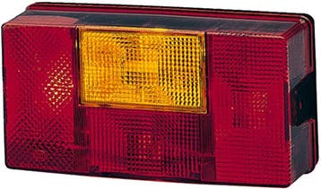 Hella Achterlicht Rem/ Knipper/ Kenteken/ Mist Opbouw Links, Caravans en Kamperen, Nieuw