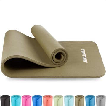 Tunturi NBR Yogamat Anti Slip - Fitnessmat Extra dik & zacht, Ophalen of Verzenden, Zo goed als nieuw